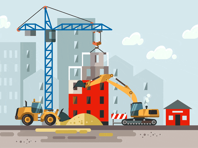 ilustrasi jasa kontraktor bangunan