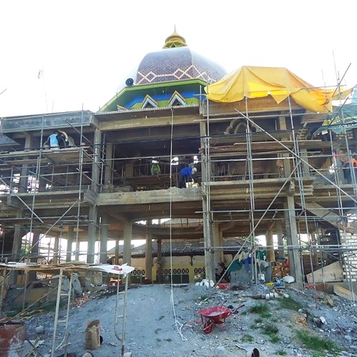 hasil proyek pembangunan masjid