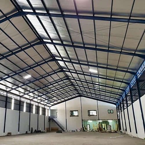 hasil proyek pembangunan gudang usaha